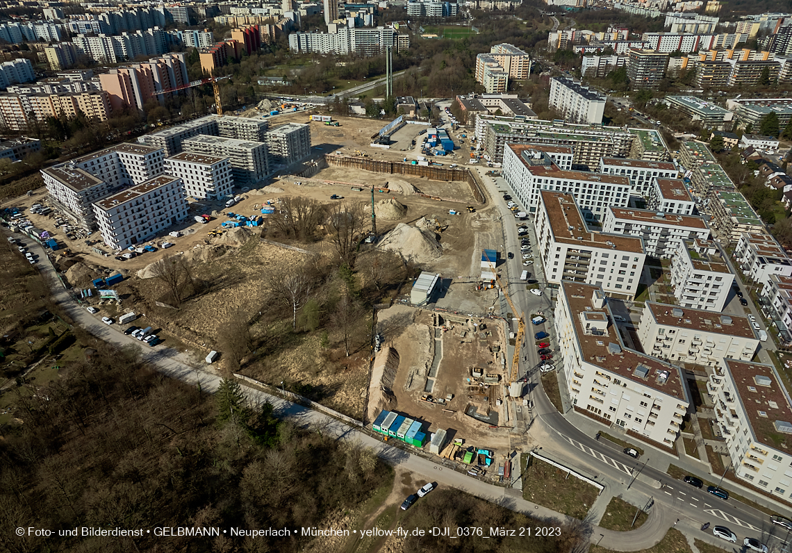 22.03.2023 - Baustele und Wohnanlage Alexisquartier